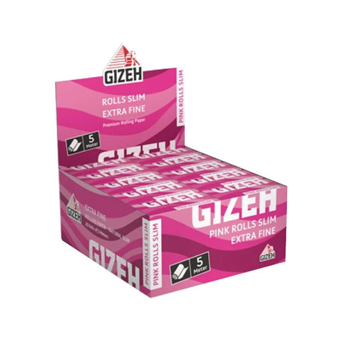 GIZEH - Rolls Slim - Pink - 5 meters