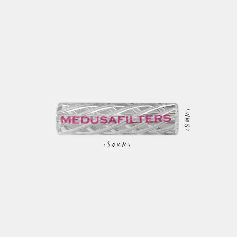 MedusaFilters - Twisted Glass Filter - 8mm